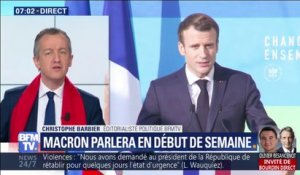 ÉDITO - Macron s'exprimera en début de semaine: "Après samedi c'est mieux parce qu'avant, c'est impossible" (Christophe Barbier)
