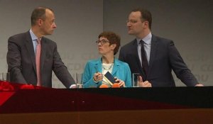 CDU : trois candidats, un seul élu pour succéder à Angela Merkel