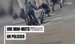 Mulhouse : un policier percuté par une mini-moto en marge d'une mobilisation lycéenne