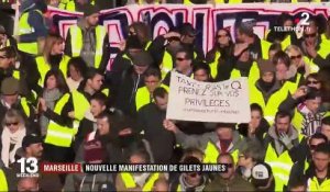 "Gilets jaunes" : 2 000 manifestants à Marseille