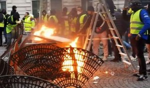 "Gilets jaunes": des heurts éclatent à Paris