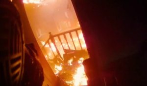 GoPro sur un pompier : il éteint l'incendie d'une maison en Russie !