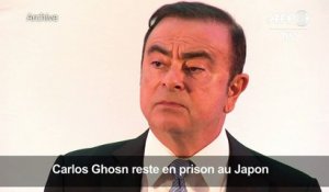 Inculpé, Carlos Ghosn reste en prison au Japon