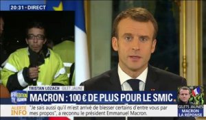 Un gilet jaune à Emmanuel Macron: "Si vous avez encore du respect pour votre peuple, démissionnez"
