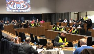 Les Gilets jaunes s’invitent à la conférence des maires de l’Agglo