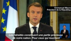 "Gilets jaunes": mea culpa de Macron et geste pour les retraités