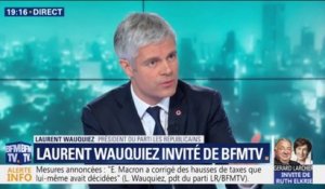 Laurent Wauquiez souhaite que "samedi prochain, ill n'y ait pas de manifestation"