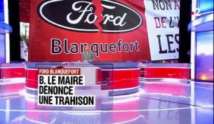 Ford : Bruno Le Maire dénonce une trahison