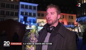 Attentat de Strasbourg : "C'est pas évident quand vous vous dites que vous avez vu une personne mourir dans vos bras"