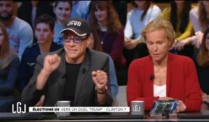 Van Damme, ingérable, donne des leçons à Ockrent et trolle “Le Grand Journal”