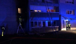 Incendie dans un immeuble de 15 étages dans le quartier du Blosne