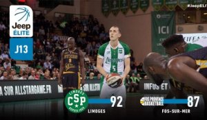 Jeep® ÉLITE : Limoges vs Fos-sur-Mer (J13)