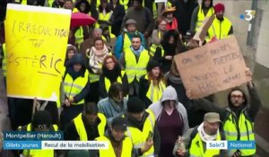 "Gilets jaunes" : recul de la mobilisation