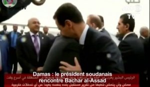 Le président soudanais rencontre Assad à Damas