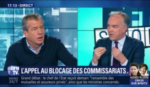 L'appel au blocage des commissariats