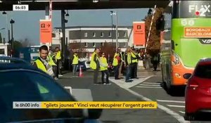 Vinci autoroutes veut récupérer l'argent des péages perdus pendant le mouvement des gilets jaunes