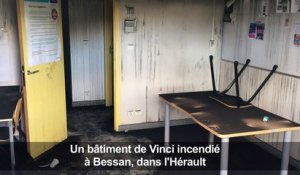 Un bâtiment de Vinci Autoroutes incendié dans l'Hérault