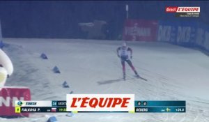 L'arrivée de Roiseland - Biathlon - CM (F)