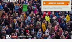 Climat : une pétition record pour alerter le gouvernement