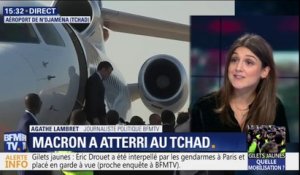 Emmanuel Macron est arrivé au Tchad