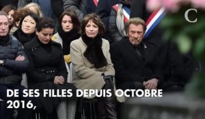 PHOTOS. "Je t'aime" : les émouvantes retrouvailles entre Laeticia Hallyday, au bord des larmes, et sa filleule