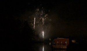 Feu d’artifice de Noël à Pontivy