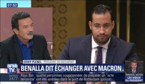 Edwy Plenel, président de Mediapart, confirme que les messages de Benalla à Macron "ont été authentifiés"