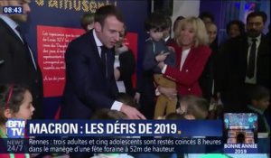 Grand débat national, réforme de la fonction publique, assurance chômage: les défis d'Emmanuel Macron pour 2019