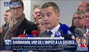 Impôt à la source: Darmanin estime que les agents du service public font "un très beau travail" au profit des Français
