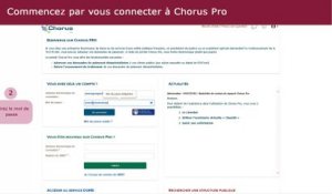 Tutoriel Chorus Pro V2 - Déposer une facture