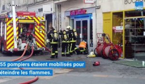 Un incendie impressionnant dans le centre historique de La Rochelle