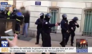 À Toulon, un commandant de police filmé en train de frapper un homme adossé à un mur