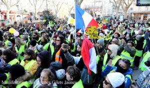 Les femmes Gilets jaunes manifestent à Avignon