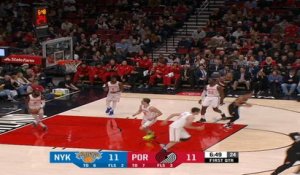 New York Knicks at Portland Trailblazers Raw Recap