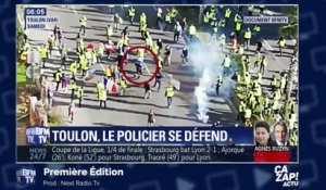 Toulon: Le commandant frappé par des «gilets jaunes» - ZAPPING ACTU DU 09/01/2019