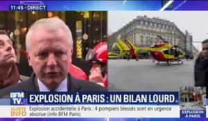 Le procureur de Paris fait état de "12 blessés en urgence absolue, dont 3 pompiers" après l'explosion rue de Trévise