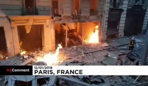 Images impressionnantes des quelques minutes après l'explosion à Paris