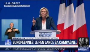 Marine Le Pen fustige un Emmanuel Macron "dérangeant dans ses attitudes" et "incompétent dans ses fonctions"