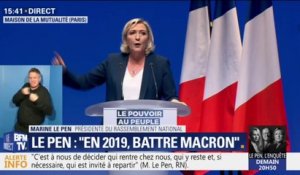 Marine Le Pen: "Avec nous, l'Aquarius n'abordera pas sur les côtes européennes"