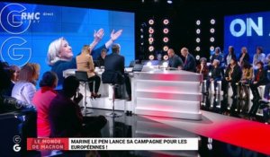 Le monde de Macron : Marine Le Pen lance sa campagne pour les européennes - 14/01