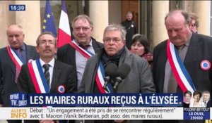 Débat national: le président de l'association des maires ruraux assure qu'"un engagement a été pris de se rencontrer régulièrement" avec Emmanuel Macron