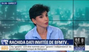 Rachida Dati (LR) ne ferme pas la porte à une candidature à la mairie de Paris