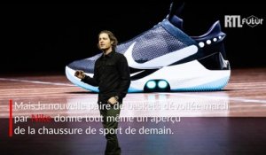 VIDÉO - Nike lance la basket du futur : auto-laçante, intelligente et rechargeable