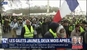 Gilets jaunes: où en est la mobilisation, deux mois après?