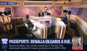 Passeports: Alexandre Benalla en garde à vue (1/3)