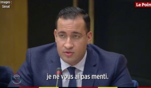 Alexandre Benalla devant les sénateurs : "Je ne vous ai pas menti"