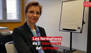 Sabine Chaupain-Guillot, vice-présidente du conseil de la formation présente les formations de l'université de Lorraine