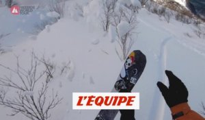 Le run vainqueur de Travic Rice à Hakuba en caméra embarquée - Adrénaline - Snowboard freeride