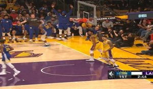 Golden State Warriors at Los Angeles Lakers Recap Raw