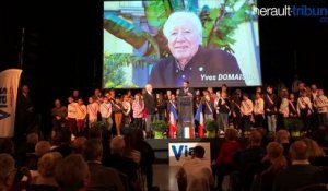 VIAS - Cérémonie des vœux - Remise de la médaille de la ville à Yves Domaison